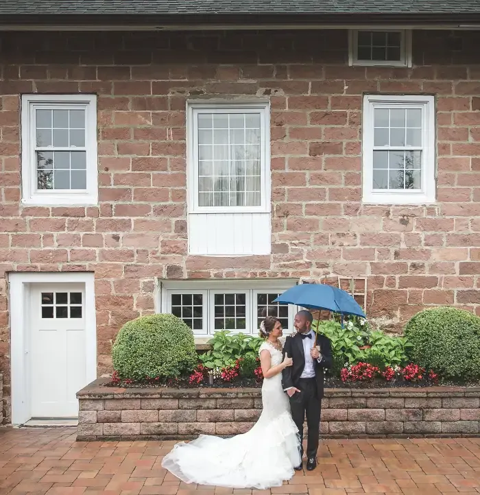 Wedding couple at The Grove