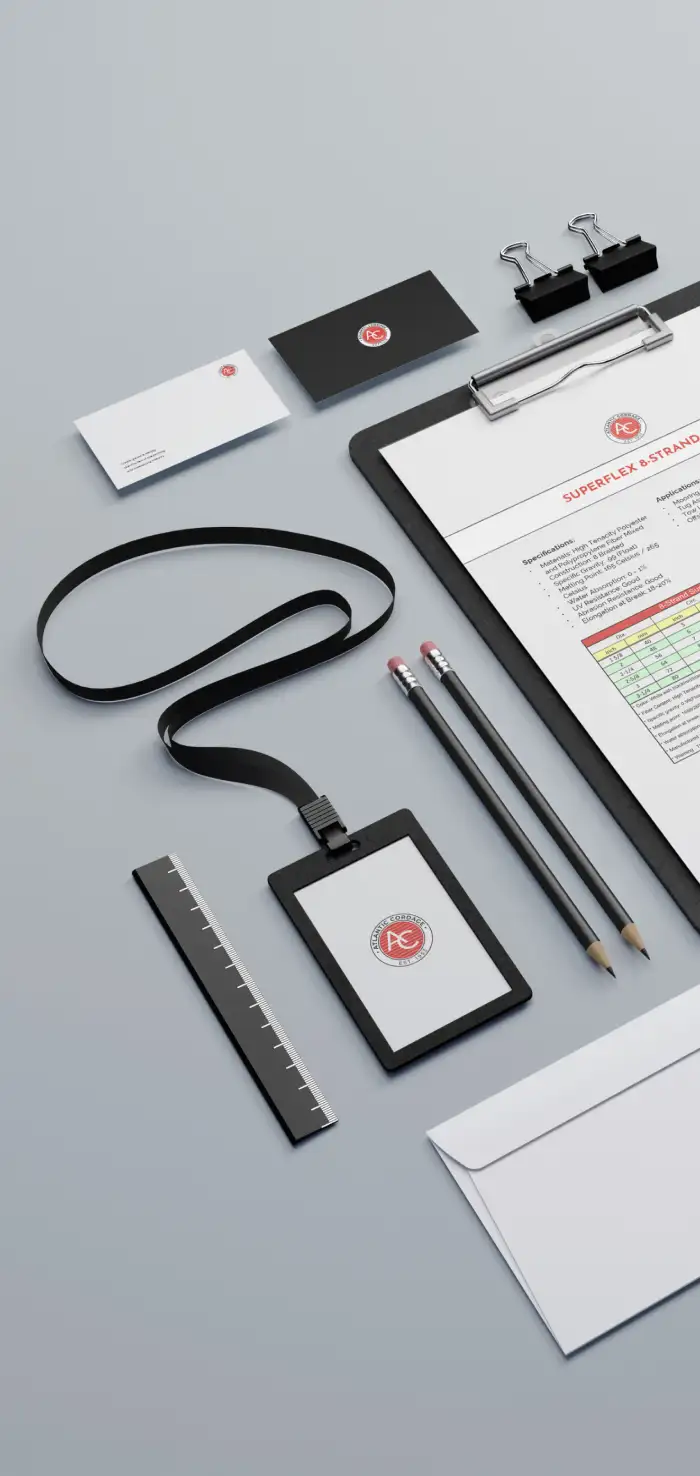 Atlantic Cordage brand collateral