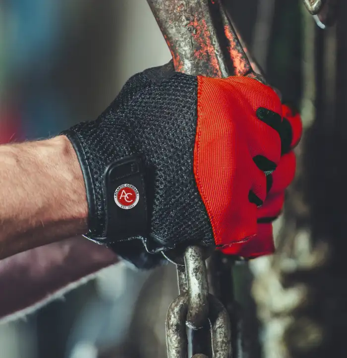 Atlantic Cordage branded gear in use