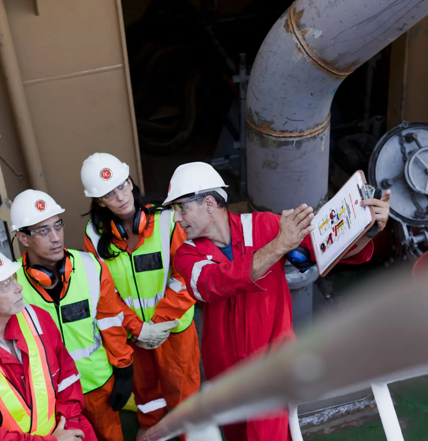 Industrial buyers reviewing Atlantic Cordage materials