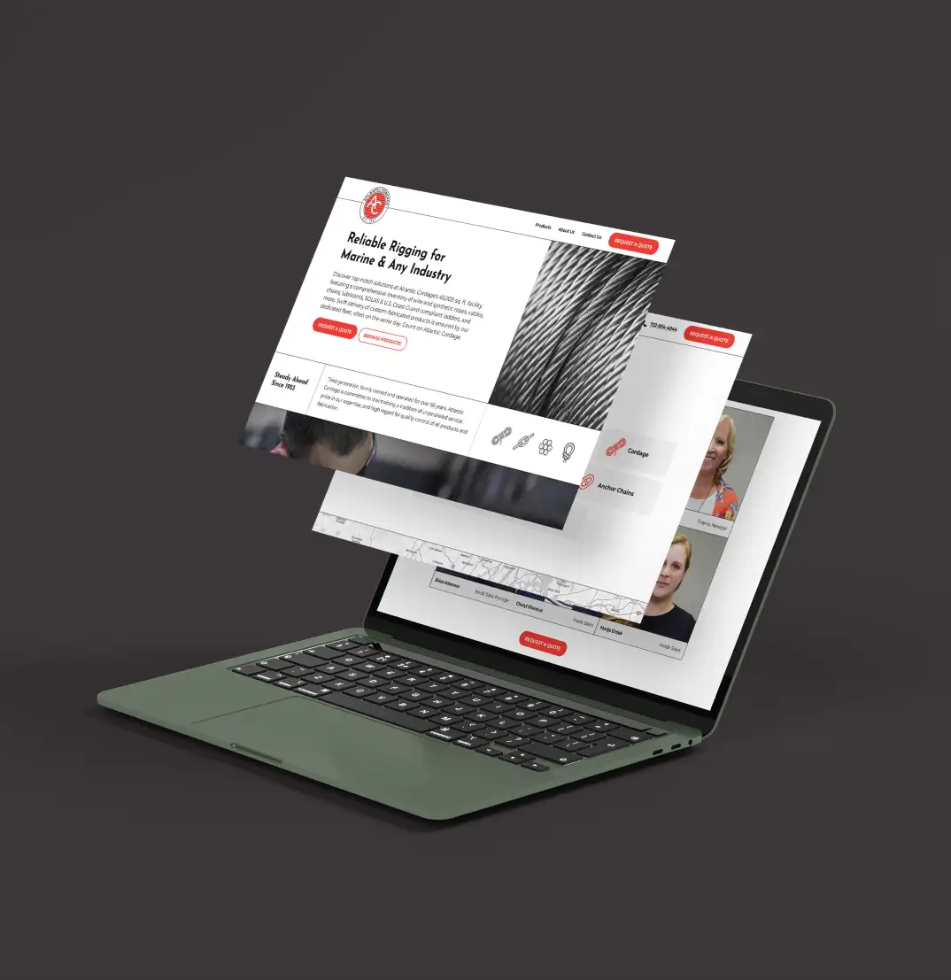 Atlantic Cordage website product pages