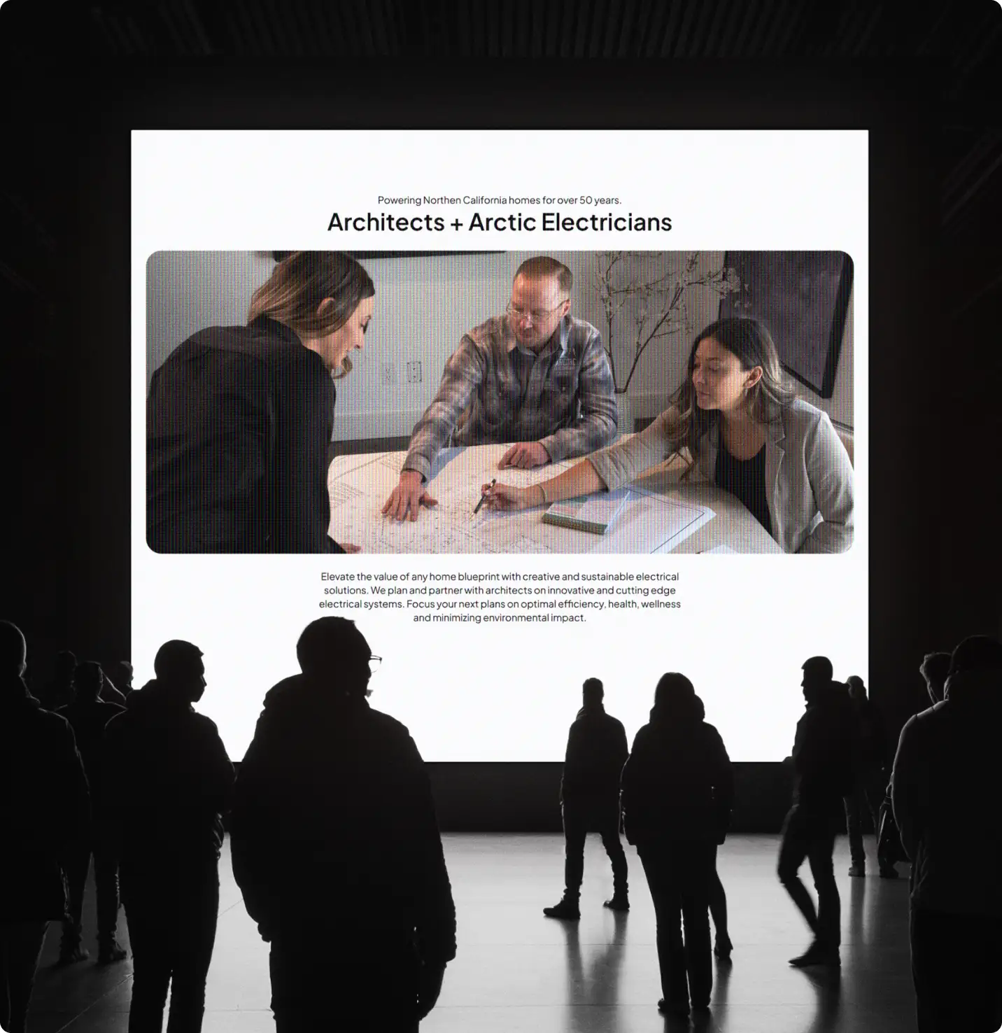Architects + Arctic Electricians positioning