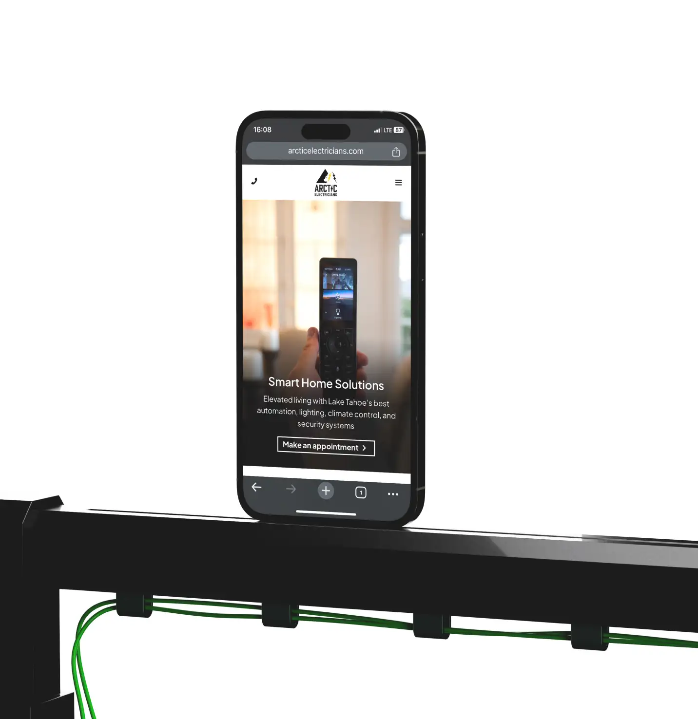 Arctic Electricians smart home service page