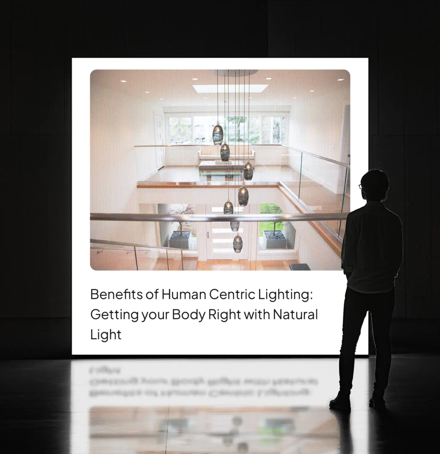 Human-centric lighting educational content