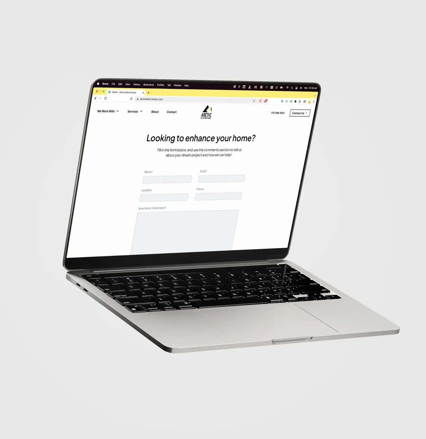 Arctic Electricians quote and consultation form