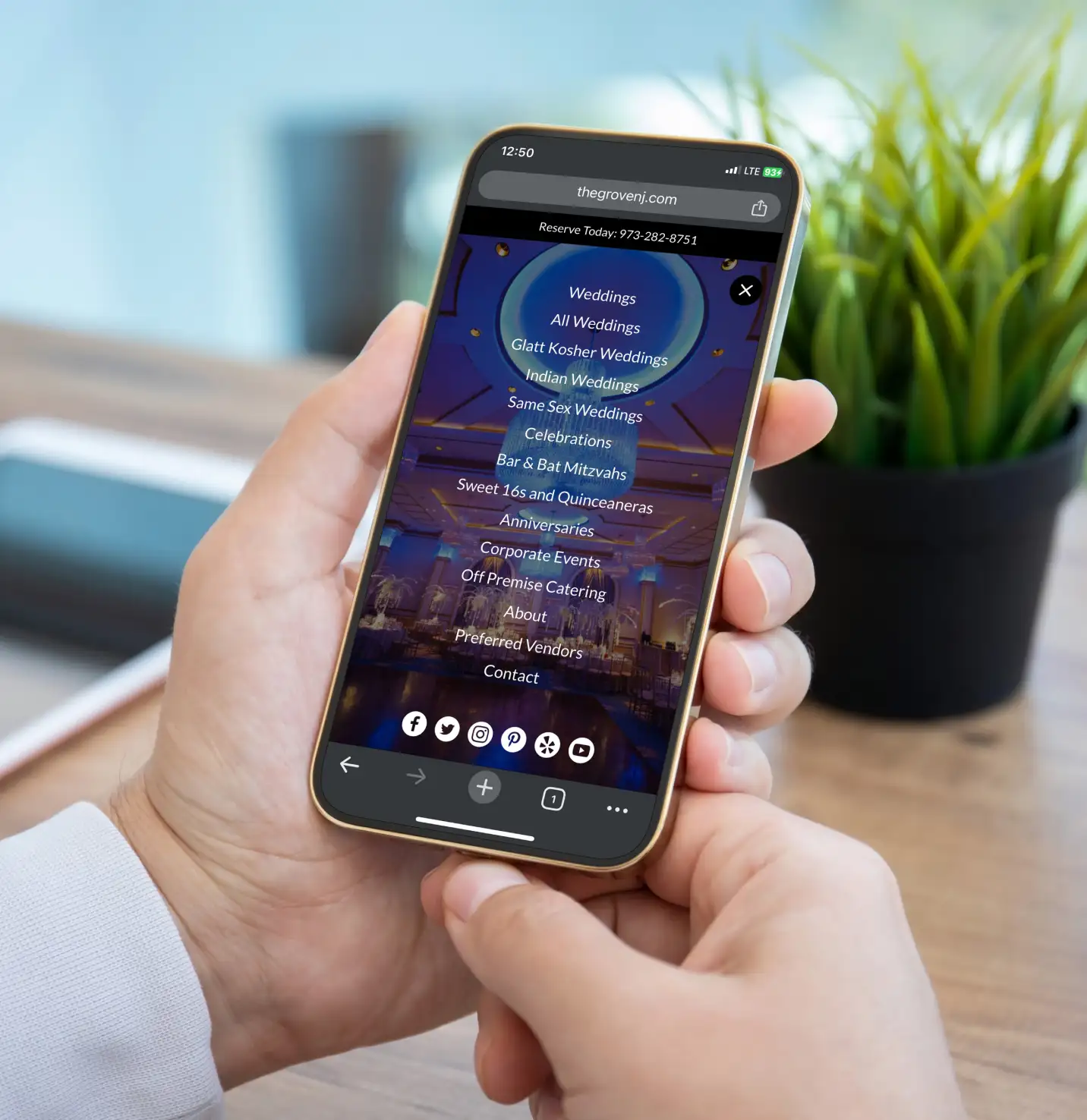 The Grove mobile site